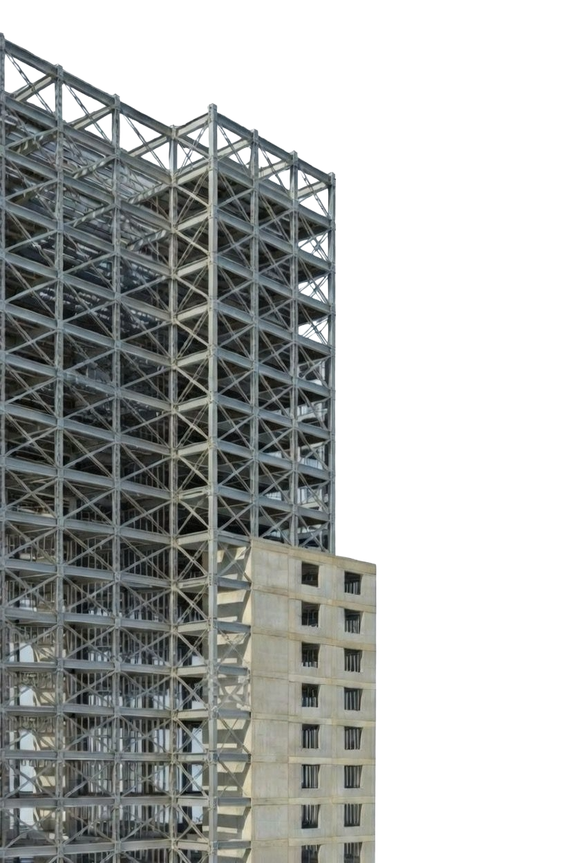 Structural steel detailing illustration